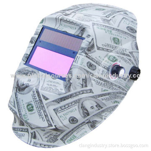 Welding Head-shield, ARC Activated, Popular USD Pattern